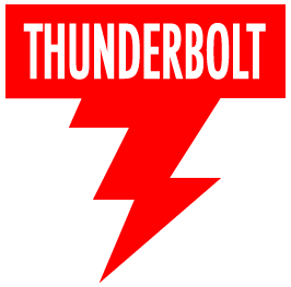 THUNDERBOLT LOGO RED