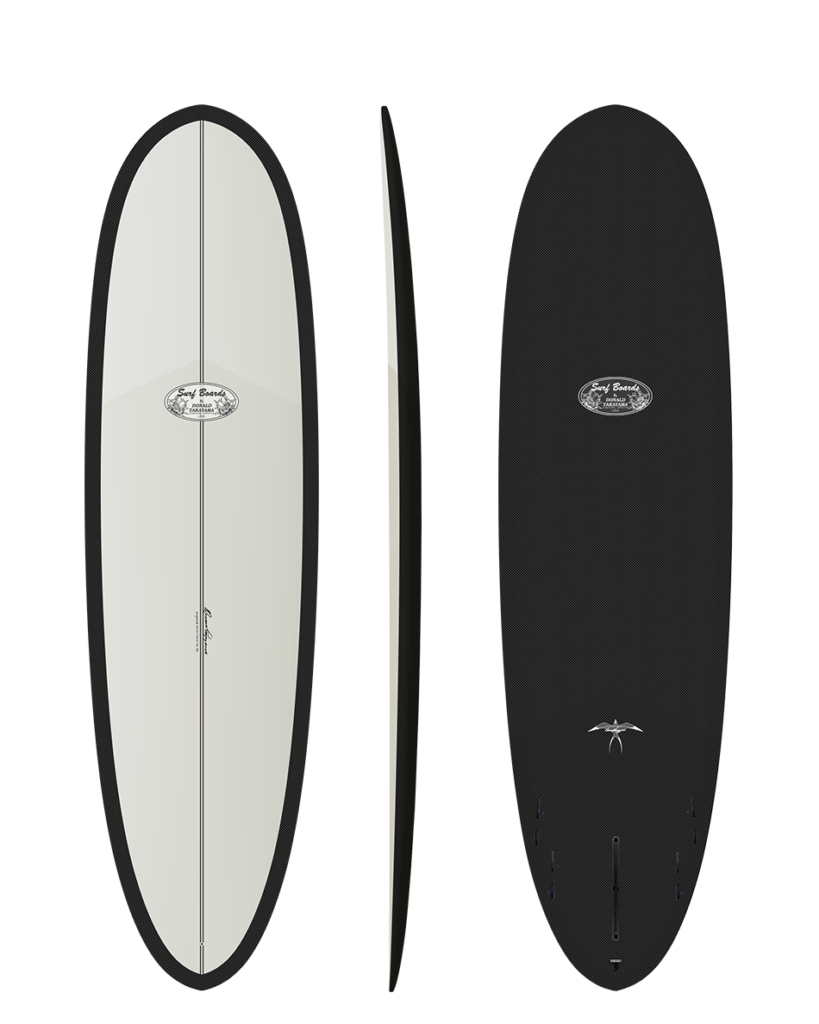 Scorpion 2 by Donald Takayama with a white gloss deck and carbon matte bottom
